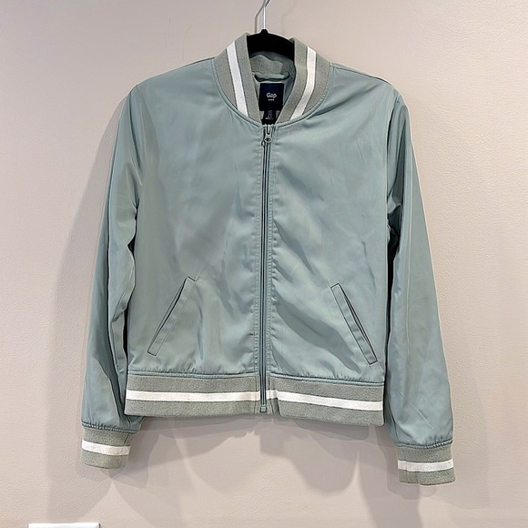 🔥GAP Bomber Jacket Sage Green Jacket🔥 - Picture 1 of 6
